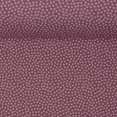 Baumwolle "Dotty" Punkte Brombeere